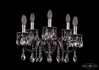 Бра   Bohemia Ivele Crystal  арт. 1702B/5/175+250/A/NB